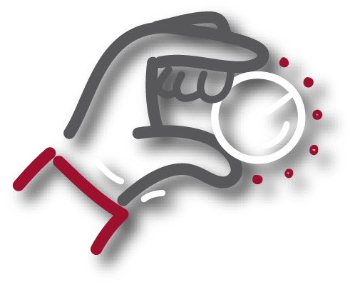 Icono de mano sosteniendo una esfera luminosa, símbolo del Índice de Habilidad Cognitiva en Psigma Corp, Pruebas Psicotécnicas Prueba Inteligencia Ejecutiva sobre Pensamiento Crítico Gerencial.