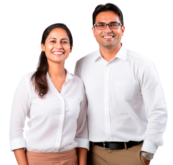 Profesionales sonrientes representando un entorno positivo en diagnóstico de clima laboral de Psigma.